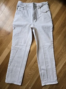 Abercrombie & Fitch The '90s Straight Ultra High Rise Size 30/10S White Jeans - Picture 1 of 8