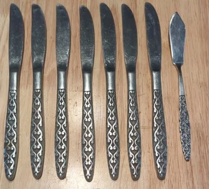 Menge 8 National Edelstahl Japan Malta Besteck Vintage Messer. LESEN - Bild 1 von 11