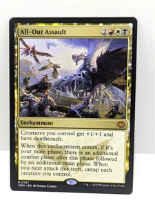 Tarkir: Dragonstorm - All-Out Assault - Enchantment - Mythic - Tdm 167 - - Picture 1 of 2