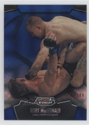 2012 Topps Finest UFC Blue X-Fractor /188 Rory MacDonald #39 - Image 1 of 2