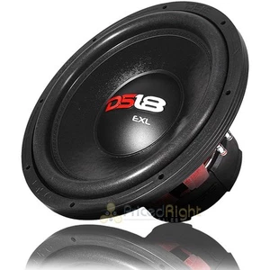 15" Subwoofer 2500 Watts Max Power Dual 4 Ohm Bass Sub Car Audio EXL-X15.4D DS18 - Picture 1 of 6