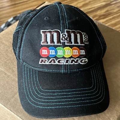 Sombrero de camionero M&M’s Racing Kyle Busch NASCAR correa ajustable para hombre Foto 1 de 3