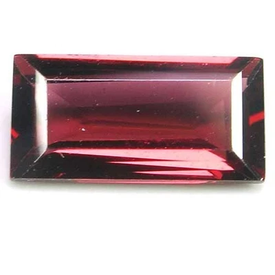 GLAMOROUS 1.9CT VIVID DARK RED AFRICAN GARNET GEM 1.9CT - BAGUETTE CUT - Image 1 of 3