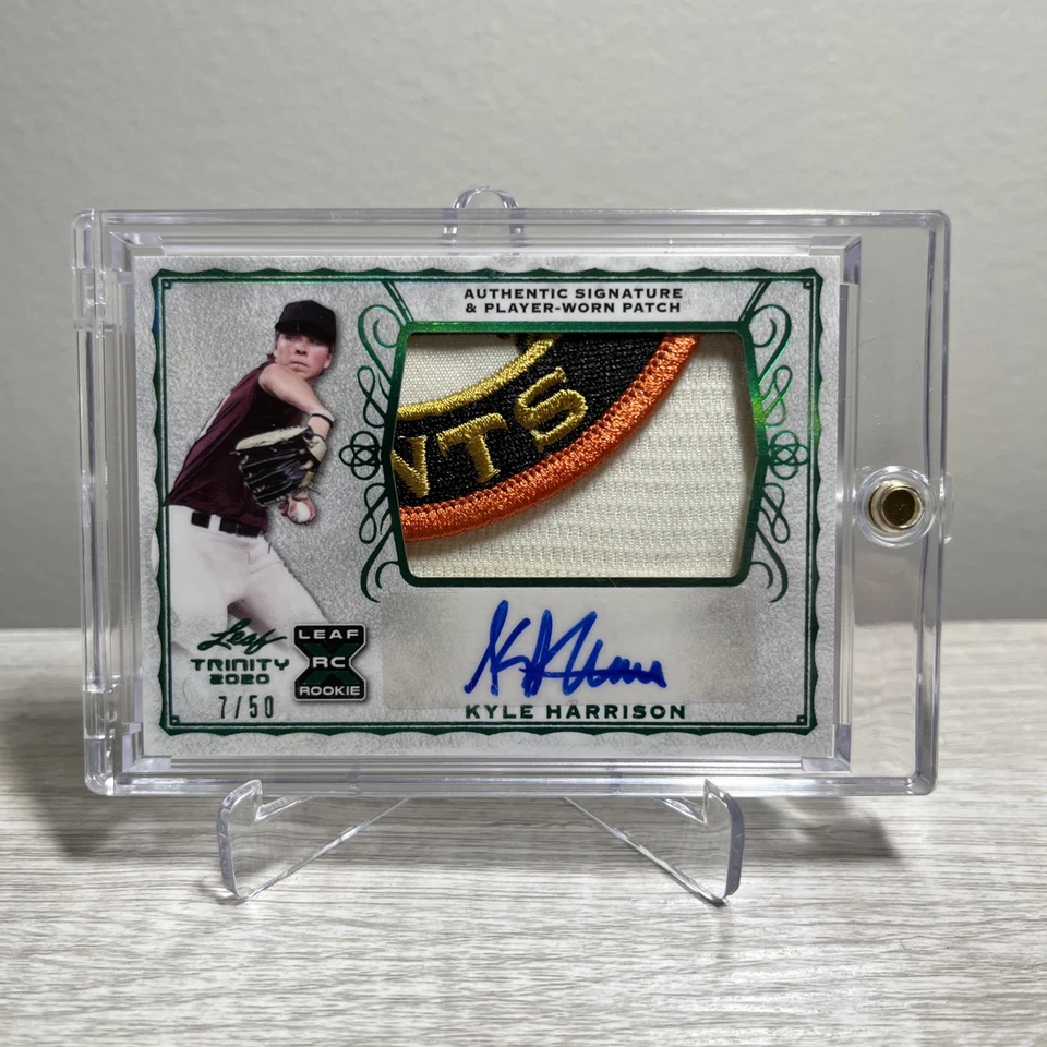 2020 Leaf Trinity RPA Logo Kyle Harrison /50 - Image 1 of 2