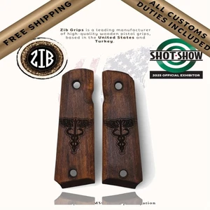 Zib Grips Wooden Series Pistol Grips for Colt 1911 - Imagen 1 de 7