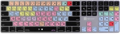 LogicKeyboard TITAN Kabellose Tastatur mit Hintergrundbeleuchtung für Avid Pro Tools - Mac - Bild 1 von 4