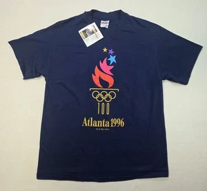 NEU Vintage 1996 Champion Centennial Olympic Games 100th Atlanta T-Shirt Large - Bild 1 von 8