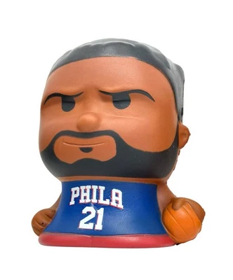 NBA Jumbo  Squeezymates Series 1 Philadelphia76ers Joel Embiid 5” Figure Foto 1 de 3