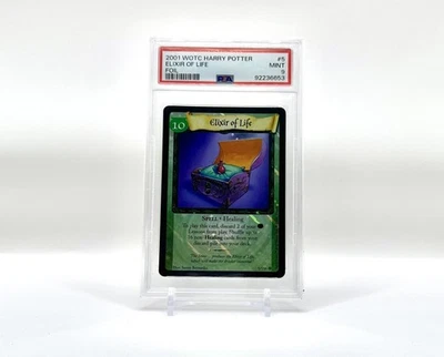 2001 WOTC Harry Potter PSA 9 MINT Elixir Of Life Foil #5 Base Set Rare - Image 1 of 2