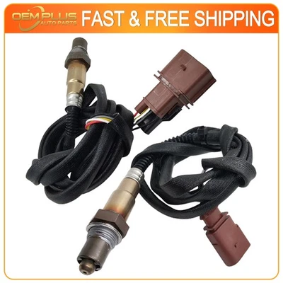 Sensor de oxígeno O2 aguas arriba y aguas abajo 2 piezas para Audi Q7 2007 2008 2009 2010 4,2 L Foto 1 de 4