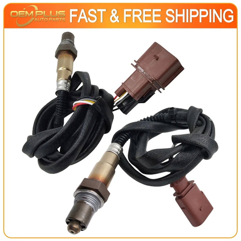 Sensor de oxígeno O2 aguas arriba y aguas abajo 2 piezas para Audi Q7 2007 2008 2009 2010 4,2 L Foto 1 de 4