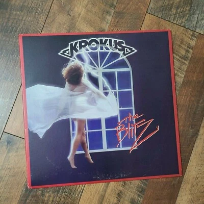 Krokus The Blitz LP Arista Records AL-8-8243 Vinyl VTG Man Cave Game Room Décor - Image 1 of 4