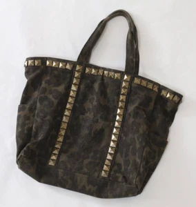 Hysteric Glamour Tote Bag Studs Camouflage 90s Vintage Used From Japan - Picture 1 of 5