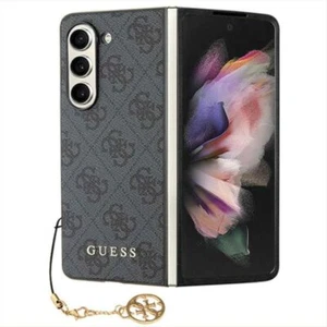 Guess für Samsung Galaxy Z Fold5 Hülle Schutzcase 4G Charms Collection Grau - Zdjęcie 1 z 7