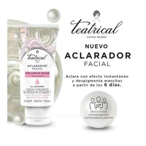 TEATRICAL ACLARADOR FACIAL 75ML CELULAS MADRE/CONCHA NACAR LIGHTENING FACE - Picture 1 of 4