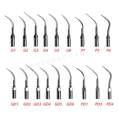 SANDENT 1-10* Dentista Perio Endo Scaler tip INSERTI/PUNTE PER ABLATORE EMS DTE SATELEC