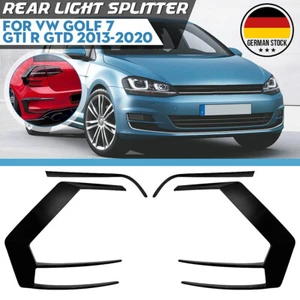 4pcs Schwarz Heckleuchten Rücklicht Rahmen Für  Golf 7 GTI R GTD Mk7 2013-2020 - Bild 1 von 6