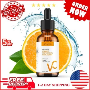 Vitamin C Serum 20% with Hyaluronic Acid – Anti-Aging & Brightening Face Serum - Picture 1 of 24
