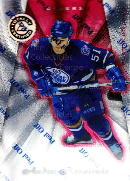 1997-98 Pinnacle Totally Certified Platinum Red #106 Andrei Kovalenko - Image 1 of 1