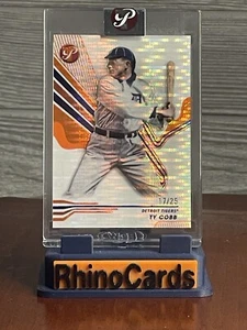 2024 Topps Pristine Ty Cobb Orange Pristine Refractor /25 Color Match - Picture 1 of 2