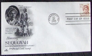 USA FDC #1859 SEQUOYAH, 1980 - Picture 1 of 1