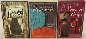 Little Box of Sweaters, Knitted Ponchos & Wraps, & Knitted Throws (Set of 3) - Picture 1 of 8