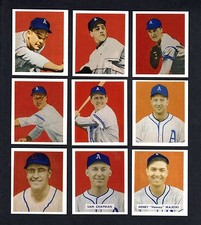 1949 Bowman PHILADELPHIA ATHLETICS A's Complete Team REPRINT Set | ALL 15 cards