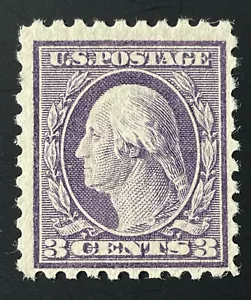 US Stamps; Scott #464 Washington Franklin Issue 3c 1916 Washington M NH OG $165 - Picture 1 of 6