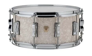 Ludwig Classic Maple 6,5x14" Vintage White Marine Kit rullante made in USA rivenditore - Foto 1 di 1