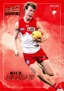 2020 SYDNEY SWANS AFL Card NICK BLAKEY Dominance - Picture 1 of 2