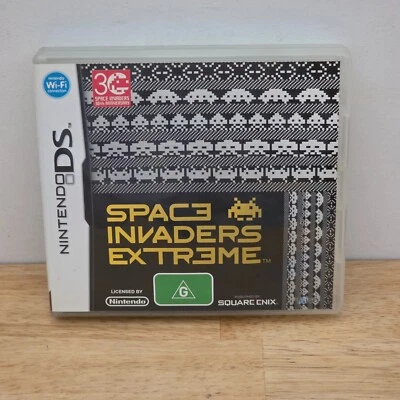 Space Invaders Extreme Nintendo DS Video Game PAL + Manual 2008 - Image 1 of 4