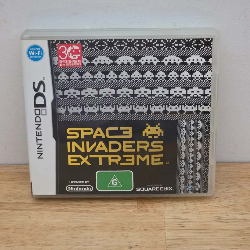 Space Invaders Extreme Nintendo DS Video Game PAL + Manual 2008 - Image 1 of 4