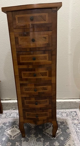 Antique Chest of Drawers Mahogany Mid 19th Century Cover