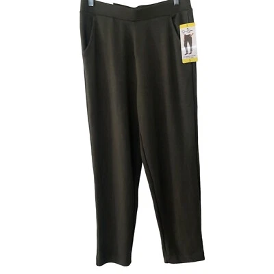 Jessica Simpson Carcie Pull On Pants Womens Small Olive Green Stretch Tapered - Image 1 of 4