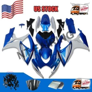 Fit for  2006 2007 GSXR 600 750 Injection Kit Blue Fairing u092 - Picture 1 of 12