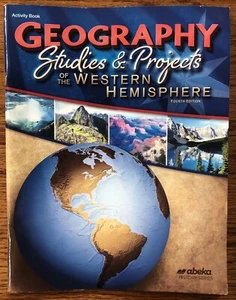 Abeka Geography Studies & Projects Western Hemisphere 4th Edition Activity Book - Picture 1 of 14