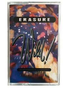Erasure - Wild - Cassette Tape CSTUMM75 - Paper Labels - Picture 1 of 2