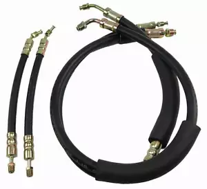 55 56 57 Chevy V8 Power Steering Hose Set 1955 1956 1957 Chevrolet New - Bild 1 von 2