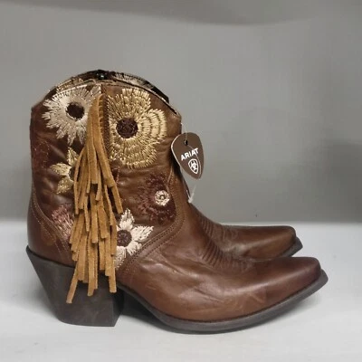 Ariat Florence Western Boot Tangled Tan Womens Size 9.5B - Image 1 of 4