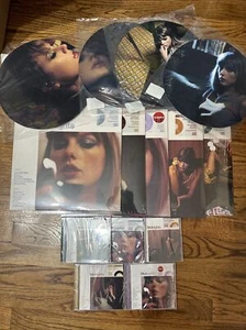 Taylor Swift Midnights Full Collection. LPs & CDs + Full set of Vinyl Slipcovers - Picture 1 of 23