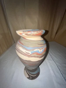 Jarrón de cerámica Niloak Mission Swirl 10 1/4" - 2ª marca de arte - Artes y manualidades - Benton AR - Imagen 1 de 13