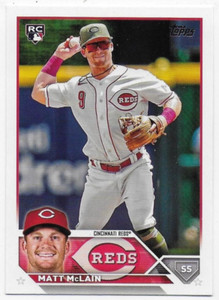 2023 Topps Update #US199 Matt McLain RC - Cincinnati Reds