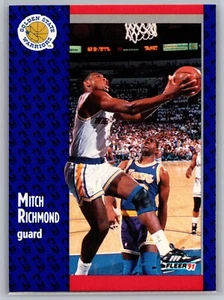 1991-92 Fleer #71 Mitch Richmond Golden State Warriors NBA Basketball Card - Picture 1 of 2