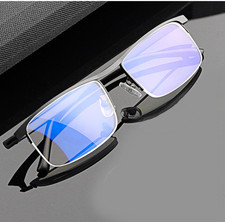 Halb Randlos Gleitsichtbrillen Lesebrille Blaulicht 1,0 1,5 2,0 2,5 3,0 3,5