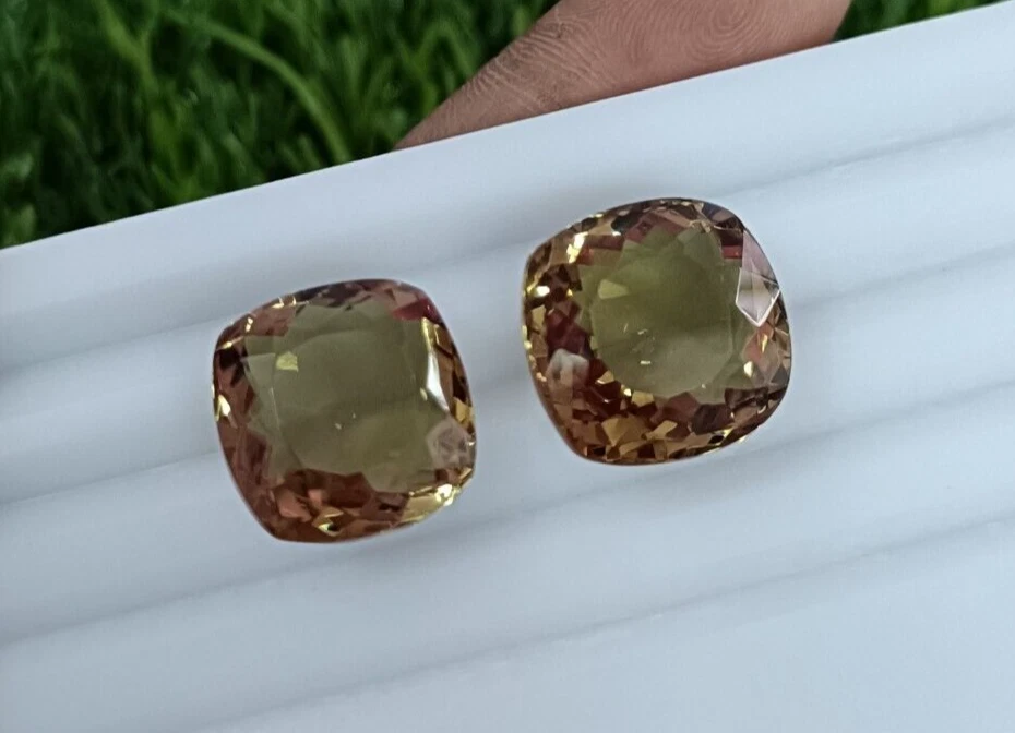 Alexandrite Gemstone Color Loose Cut Change Changing Rare Cushion Shape Colour - Image 1 of 4