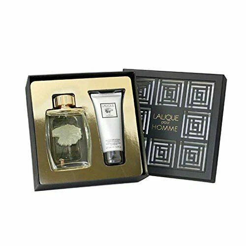 Juego Lalique Pour Homme (edp Spray 125 ml 100 ml Gel de Ducha) para Hombres RARO Foto 1 de 3
