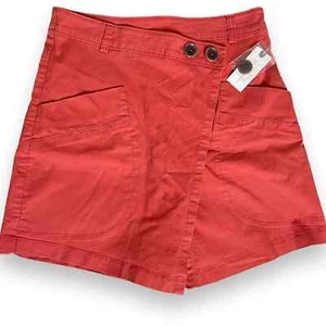 Anthropologie | Falda envolvente sintética con botones de coral nueva con etiquetas - Imagen 1 de 8