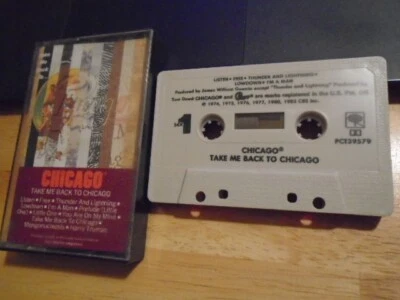 RARE OOP Chicago CASSETTE TAPE Take Me Back to Chicago 1985 HARRY TRUMAN lowdown - Image 1 of 2