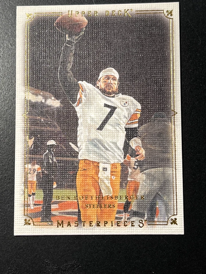 2008 Upper Deck Masterpieces Ben Roethlisberger #7 - Image 1 of 1
