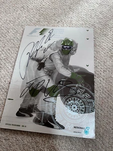 2002 F1 Malaysian Grand Prix Official Programme SIGNED Schumacher & Montoya - Picture 1 of 3